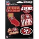 thumbnail image 1 of Rico Industries NFL Football 6-Piece Decal Set, 1 of 3