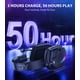 thumbnail image 5 of Auriculares inalámbricos para juegos Vakedy para PS5, PS4, PC con micrófono 50H Bat, 5 of 8