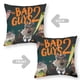 thumbnail image 2 of Los Tipos Malos 2 Fundas de almohada de terciopelo con tema, regalos de funda de almohada, decoración para el hogar, cojín de lanzar, regalo de cumpleaños para fans y parejas.56*56cm., 2 of 6