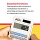 thumbnail image 4 of Calculator School Smart LCD de 8 dígitos con doble bolsillo de alimentación, 4 of 9