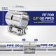 thumbnail image 2 of Abrazadera de Escape SKYMIRO 63,5 mm Acero Inoxidable 304 4 piezas, 2 of 8