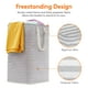 thumbnail image 3 of Cesto de ropa LifeWit, paquete de 3 unidades, plegable, 80 L, impermeable, gris, 3 of 3