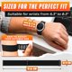 thumbnail image 2 of Correa de reloj PIKTIME de 20 mm de nailon negra para Galaxy Watch 6/5/4, 2 of 9