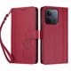 thumbnail image 3 of Funda Cartera Trébol para Xiaomi Poco C85 5G con Ranuras Tarjetas y Carga Inalámbrica Rojo, 3 of 6
