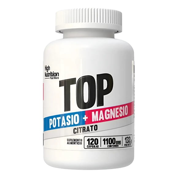 Potasio + magnesio Paul More 120 cáps 1100 mg.