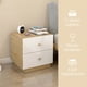 thumbnail image 2 of Velador 2 Niveles Con Cajon Mesita Moderno 50*42*47cm Blanco, 2 of 8