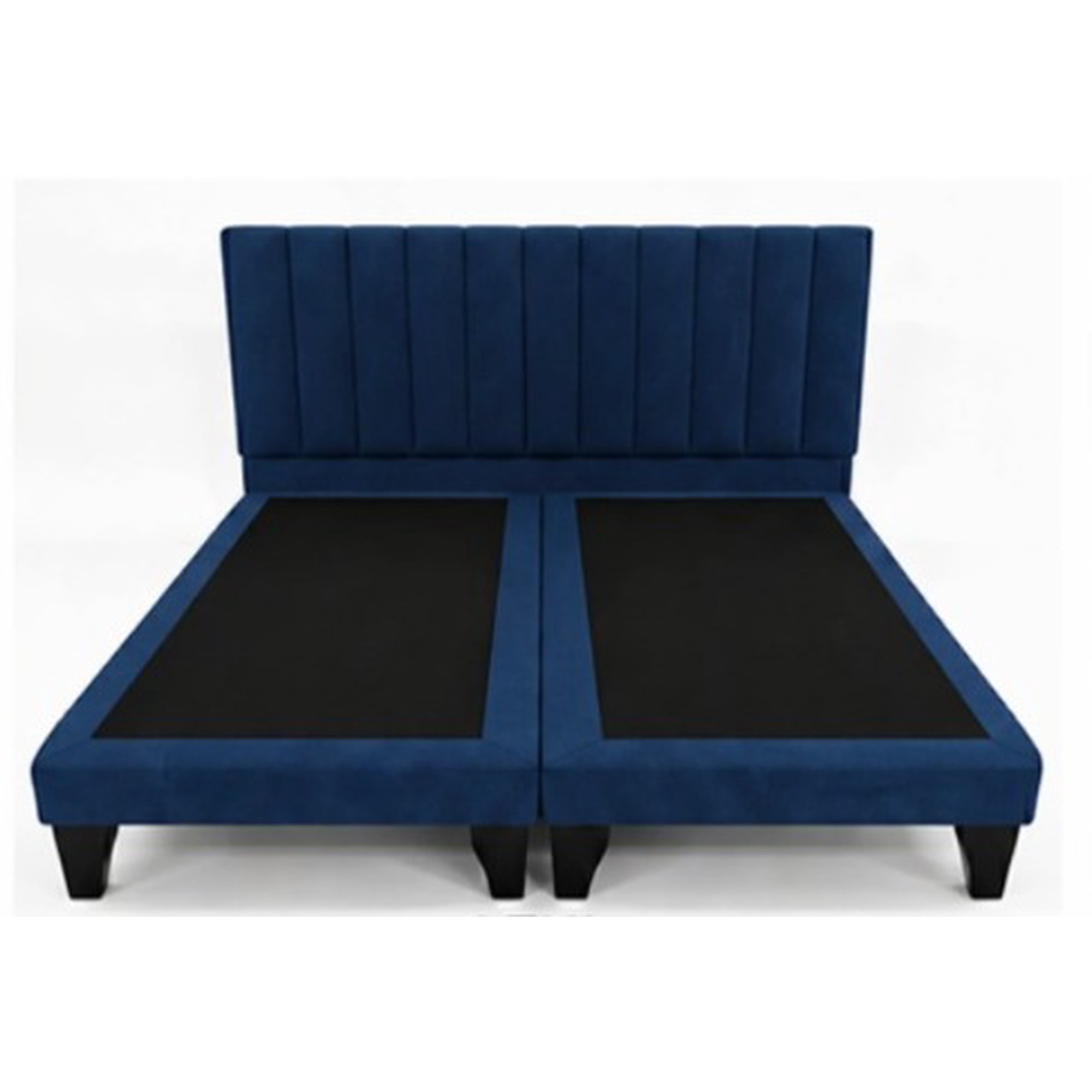 Rous Muebles - Cama Premium 2 Plazas, Color Azul