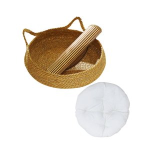 Ioensy - Cesta De Cama Para Gatos, Perrera, Tablero Rascador Transpirable Para Gatos De Interior, Gatito M 38Cmx38Cmx13Cm