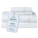 thumbnail image 1 of Juego de sábanas Mayil Manor King 500TC algodón satén blanco, 1 of 9