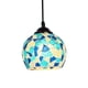 thumbnail image 2 of Dise?o De Mosaico De Luz Colgante Vintage Pantalla De Techo Colgante Vitral 5 #, 2 of 3