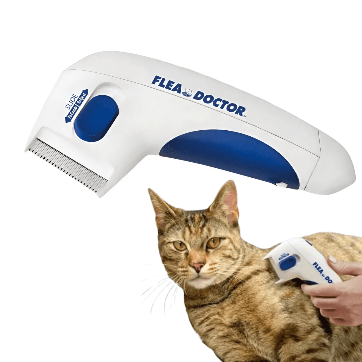 Genérica - Peine Eléctrico Mata Pulgas Para Perros Y Gatos