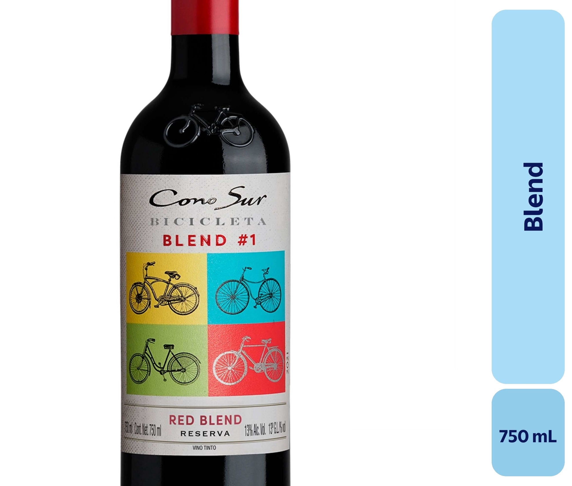 Vino Blend Botella 750 mL Bicicleta