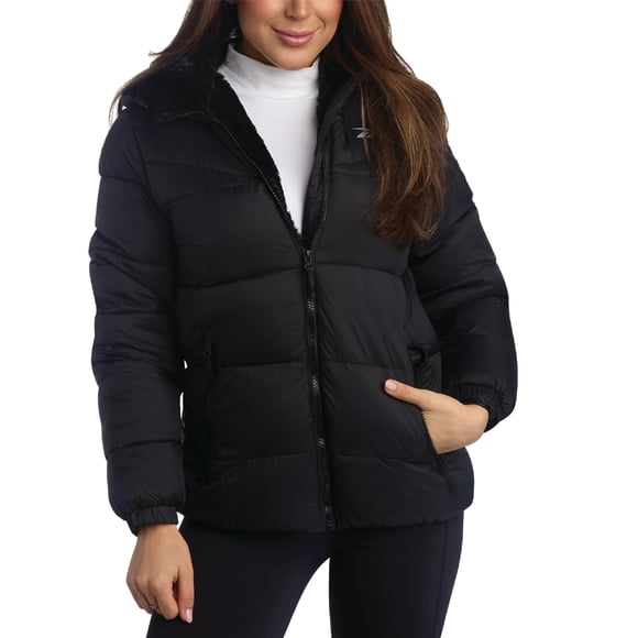 Chaqueta Reebok Puffer Heavyweight para mujer, acolchada, tinta negra