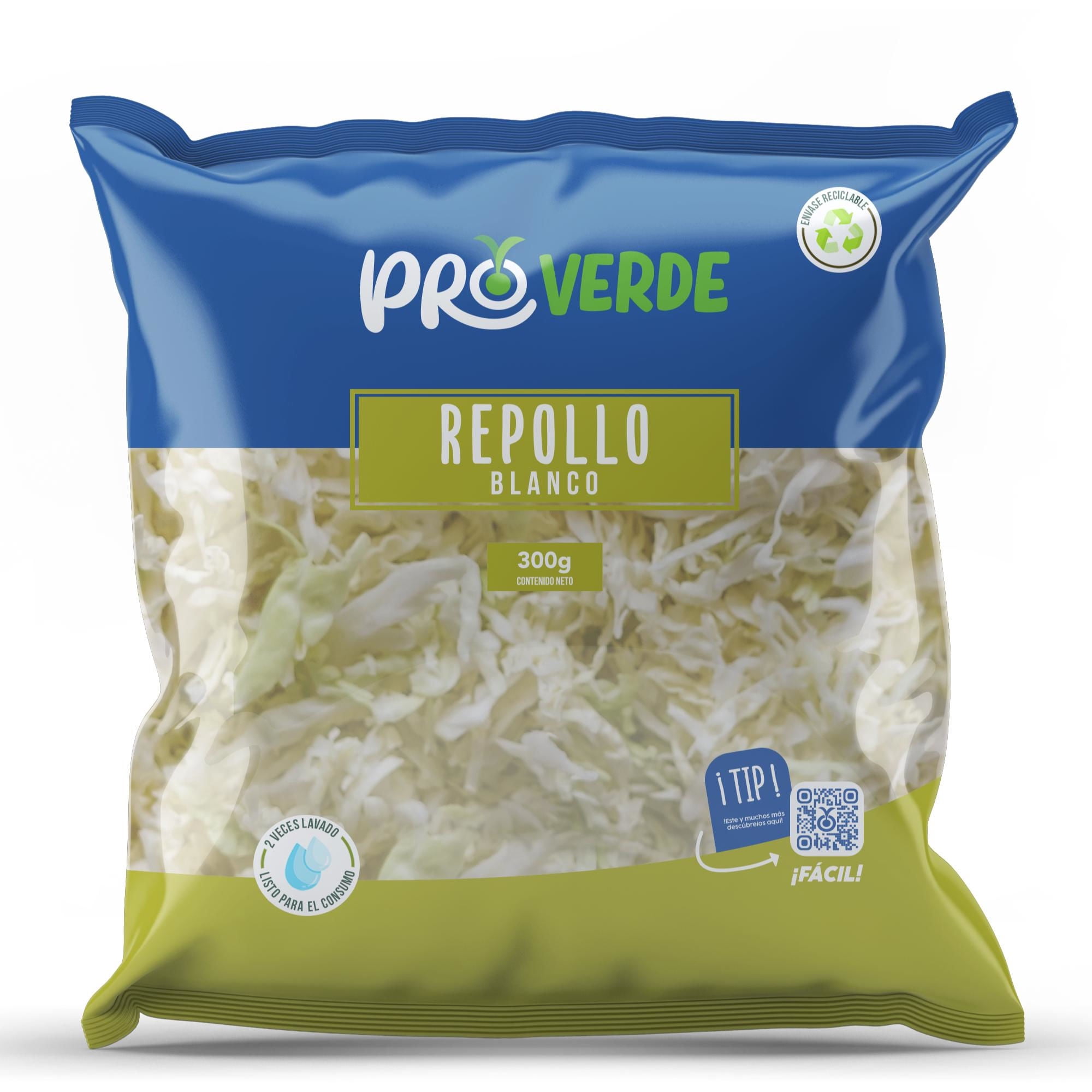 Ensalada Repollo Blanco Bolsa 300 g