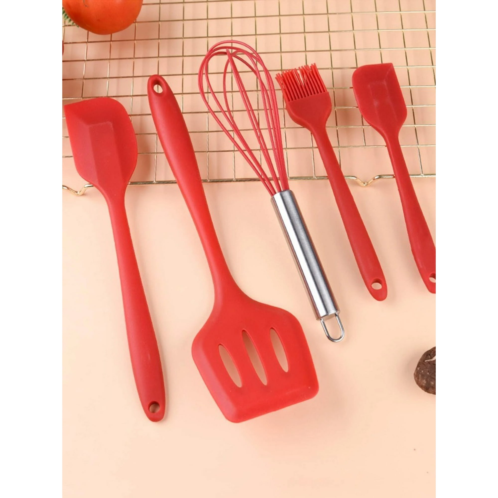 Genérico - Juego De 5 Espátulas De Silicona Para Hornear