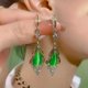 thumbnail image 1 of Rhombus High-quality Temperament Tassel Earrings--suitable Accessories For Parties, Weddings And Birthdays, 1 of 3