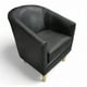 thumbnail image 2 of Poltrona Murcia - Cuero sintético Pu Negro, 2 of 4