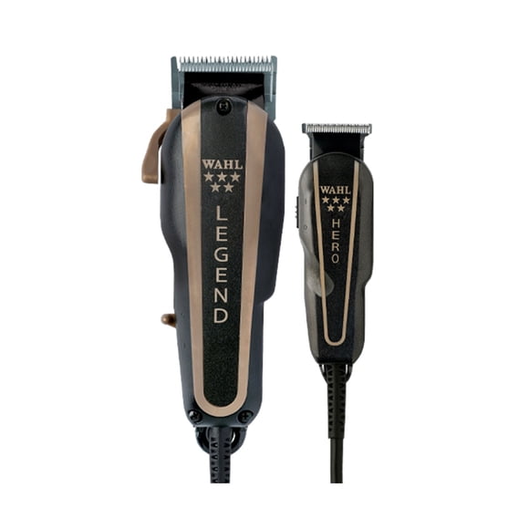 Maquina Cortepelo Wahl Barber combo Legend + Hero Negro