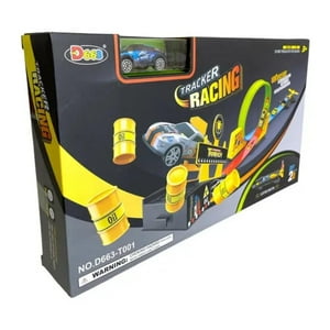 Genérico - Juguete Pista De Carreras Con Obstaculos 1 Auto Infantil