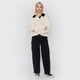 thumbnail image 4 of Sweater Mujer Cuello Polo Bicolor Ecru Corona, 4 of 5