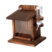 Magideal - Comedero Para Ardillas Hecho De, Caja De Alimentación Para Ardillas Con Tapa Que Se Abre, Estación De Alimentación Para Ardillas Para Colgar Para Pati