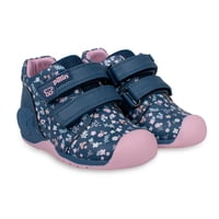 Pillin - Zapato Clásico Bebé Niña Pasos Floreado Azul