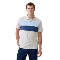 Polo Gap Stretch Piqué Para Hombre Trek Grey Talla S