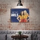 thumbnail image 4 of Chicas sin Blanca Cartel Metálico, Decoración de Pared de Cartel Metálico Personalizado para Regalos de Fans, Amigos, Familia y Amantes 20*30CM, 4 of 6