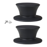 Bothyi - 2 Pomos De Silicona Para Tapa De Olla Resistentes Al Calor Para Sartenes, Ollas De Cocción Lenta, Tapa De Olla Negra