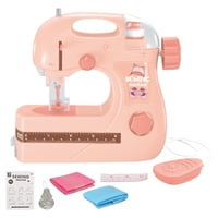 Bothyi - Máquina De Coser Eléctrica Mini Muebles Juguete De Aprendizaje Para Niños Rosa