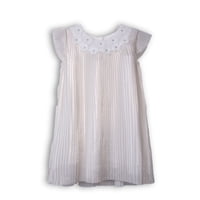 Vestido Bebe Niña Blanco Pillin