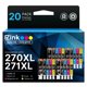 thumbnail image 1 of Cartucho de tinta E-Z de repuesto para Canon PGI-270XL CLI-271XL, 1 of 8