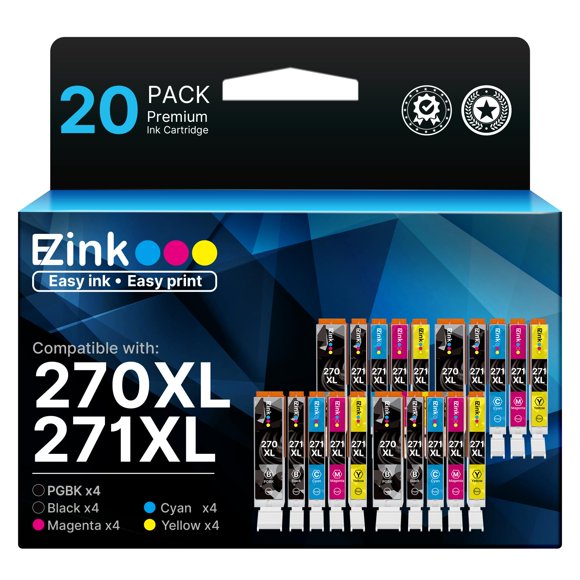 Cartucho de tinta E-Z de repuesto para Canon PGI-270XL CLI-271XL
