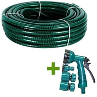 Manguera Jardín 1/2 20Mts + Pistola 6 Posición Green Season