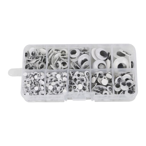 Bothyi - Wiggle Etiqueta Engomada De Ojos Saltones Ojos Móviles Para Manualidades Diy Manualidades De Halloween 600 Piezas