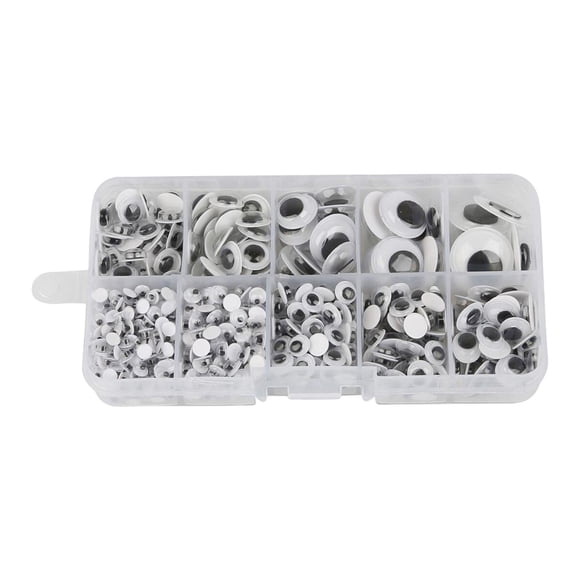 Wiggle Etiqueta Engomada De Ojos Saltones Ojos Móviles Para Manualidades DIY Manualidades De Halloween 600 Piezas