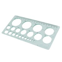 Magideal - Plantilla Circular, Pintura Geométrica, Plantillas De Dibujo A Escala, Plantillas Ovaladas Para Estudiar Ingeniería, Diseño De Joyas, Dibujos De Diseñ