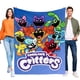 thumbnail image 1 of Smiling Critters - Critters Sonrientes anti-pilling, suave, ligera, esponjosa y acogedora de lujo para hogar y cocina – Perfecta para niños y adultos,110X70cm, 1 of 6