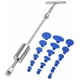 thumbnail image 1 of Kit de reparación de abolladuras sin pintura para coche, martillo con barra en T y lengüetas de pegamento para carrocería de coche, SUV, vehículo, eliminador de granizo., 1 of 5