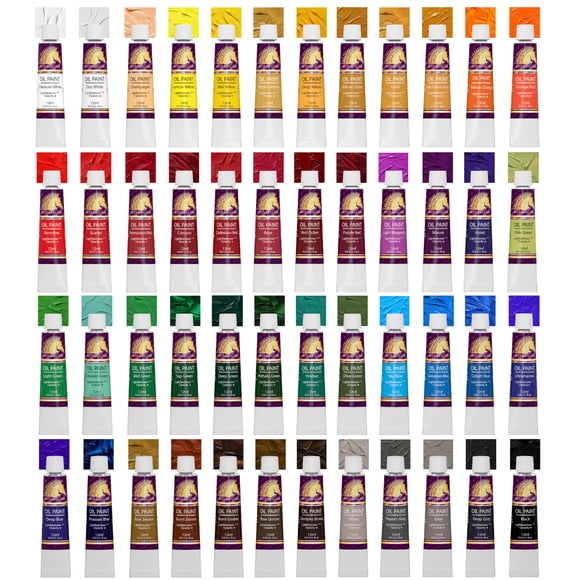 Set de Pintura al Óleo MyArtscape 48 colores x 12 ml en tubos