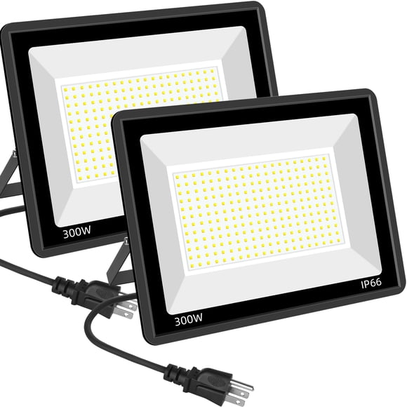 Luz de inundación Onkavox 300W (2 unidades) IP66 impermeable 5000K