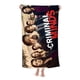 thumbnail image 3 of Mentes Criminales Toalla de playa de secado rápido con diseño temático, regalo para mujeres y niñas, ideal para cumpleaños, fans, amantes de la música, uso en la playa o al aire libre, 78 × 180 cm, 3 of 6