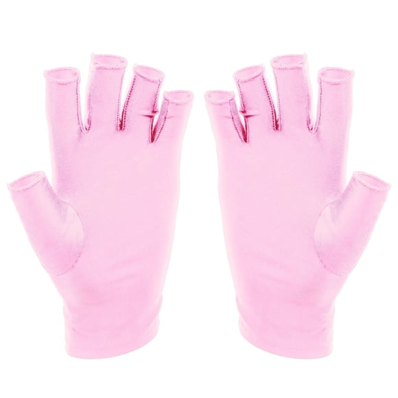 Guantes UV SUNUV para uñas de gel, profesionales UPF 50+, color rosa