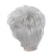 thumbnail image 5 of Pelucas Masculinas De Corte Pixie Natural Peluca Corta Y Recta De Cabello Humano Gris Plateado, 5 of 5