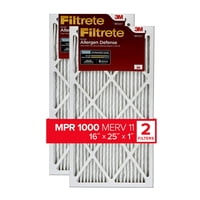 Filtro De Aire Para Horno Ac Filtrete, 16 X 25 X 1, Mpr 1000