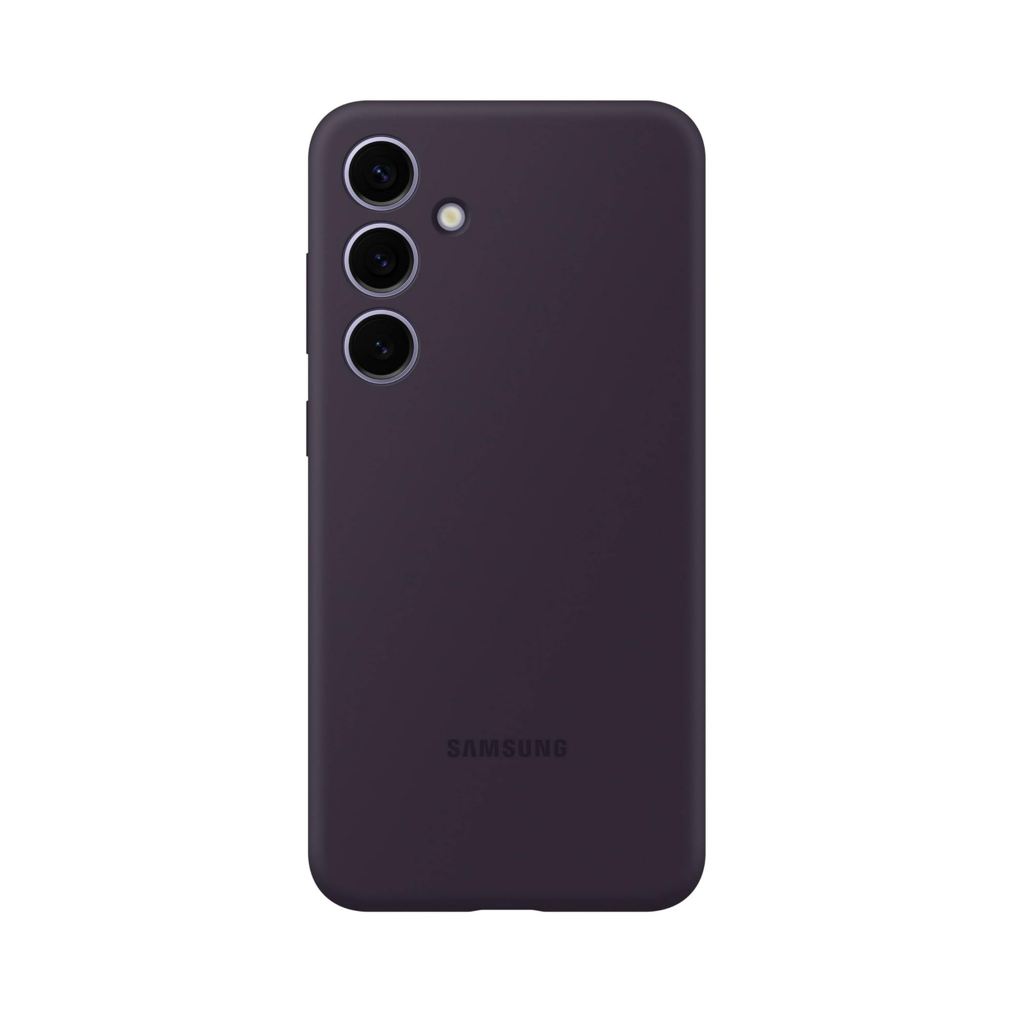 Funda De Silicona Para Samsung Galaxy S24+ Plus, Color Violeta Oscuro