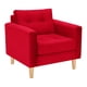 thumbnail image 2 of Sofa Retro 1c Felpa 05 Rojo, 2 of 6