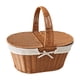 thumbnail image 4 of Cesta De Picnic De Ratán Sintético Cesta De Frutas Tejida Para Bocadillos Sándwiches Estilo Parque A, 4 of 5