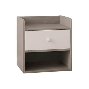 Mundo Online - Velador Zapatero Grey 2 Niveles 1 Cajon 41X33X28 Cm