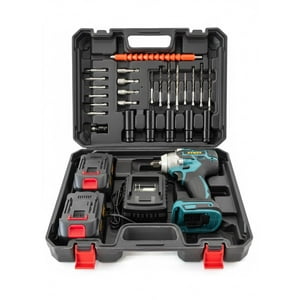 Genérico - Llave De Impacto Y Atornillador De Impacto Taladro 88Vf Azul Acero Osmao